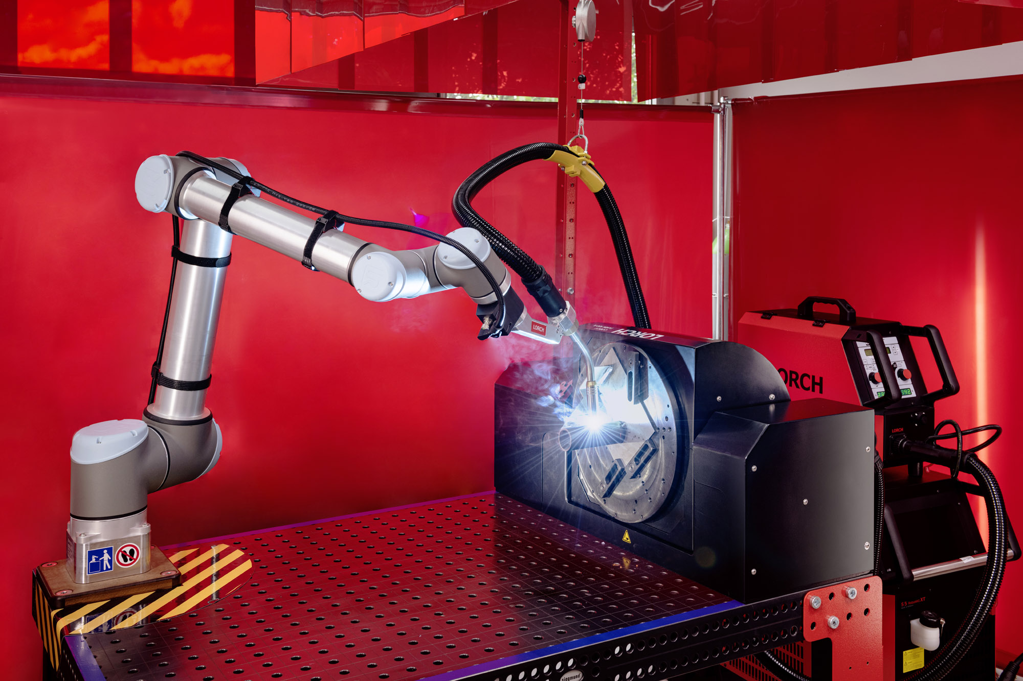 Mesa Basculante Y Giratoria Lorch Soldadura Cobot En Cualquier Posici n 